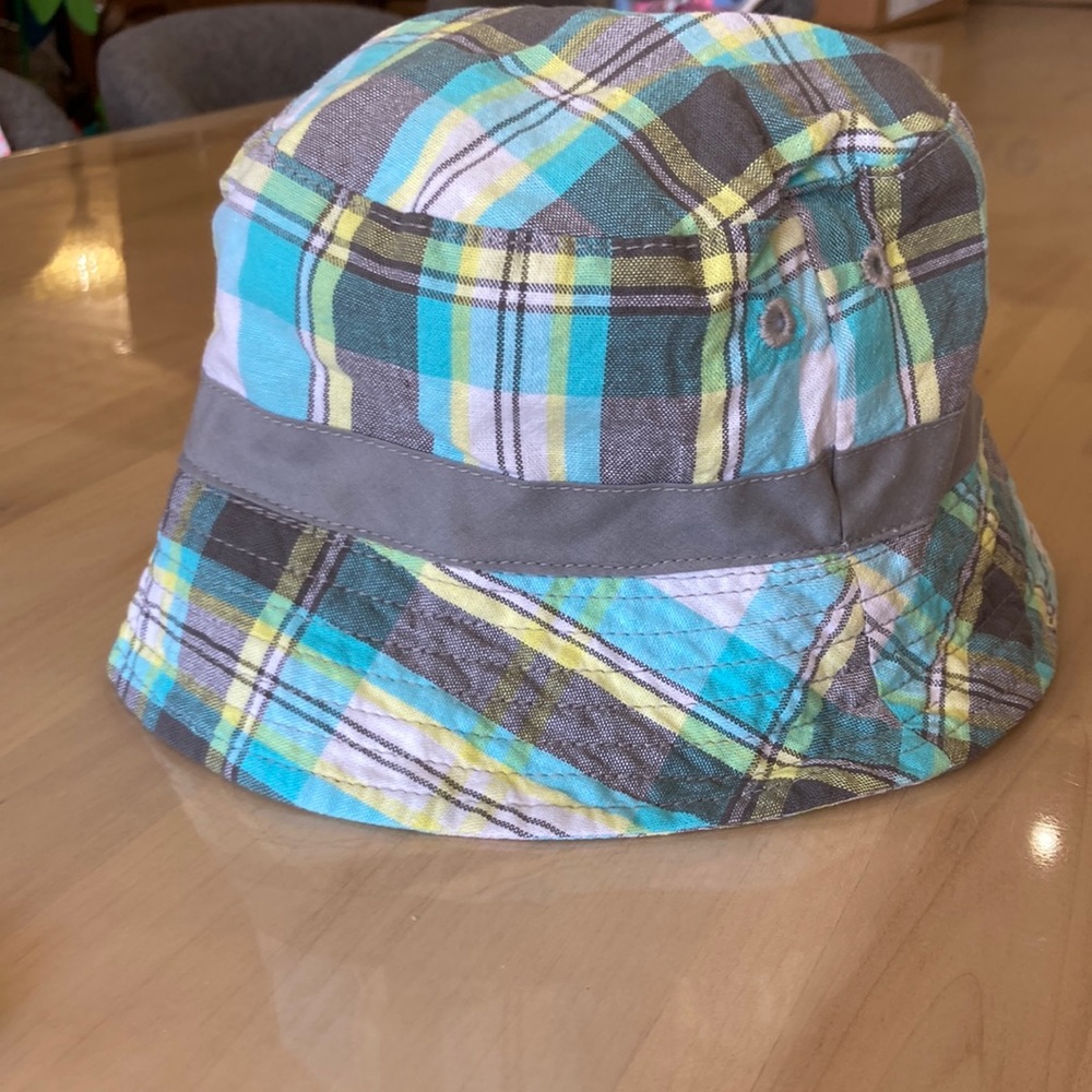 Infant/18 month plaid hat
